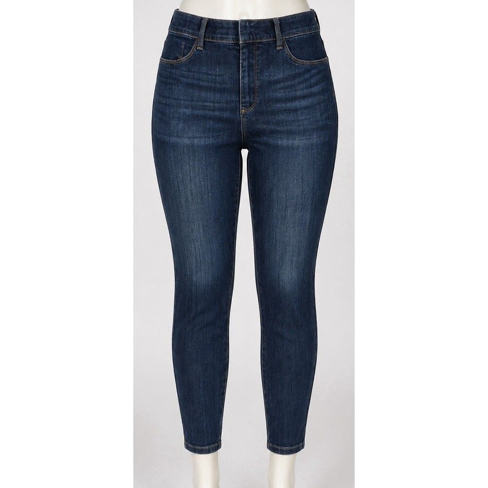 Judy Blue Jeans Women’s 16W Skinny Fit Dark Wash Stretch Denim High Rise